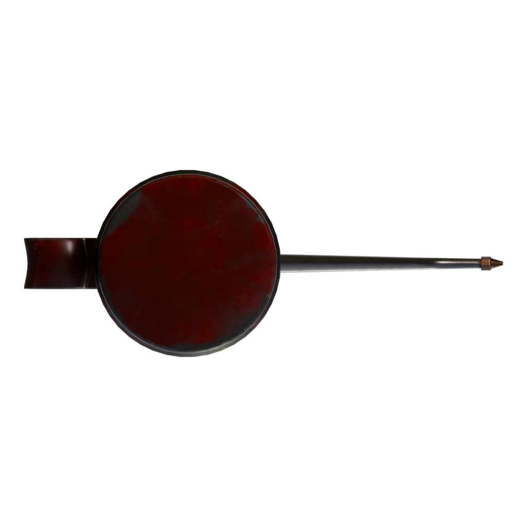 Bottom view of the Small Oil Can 3D model