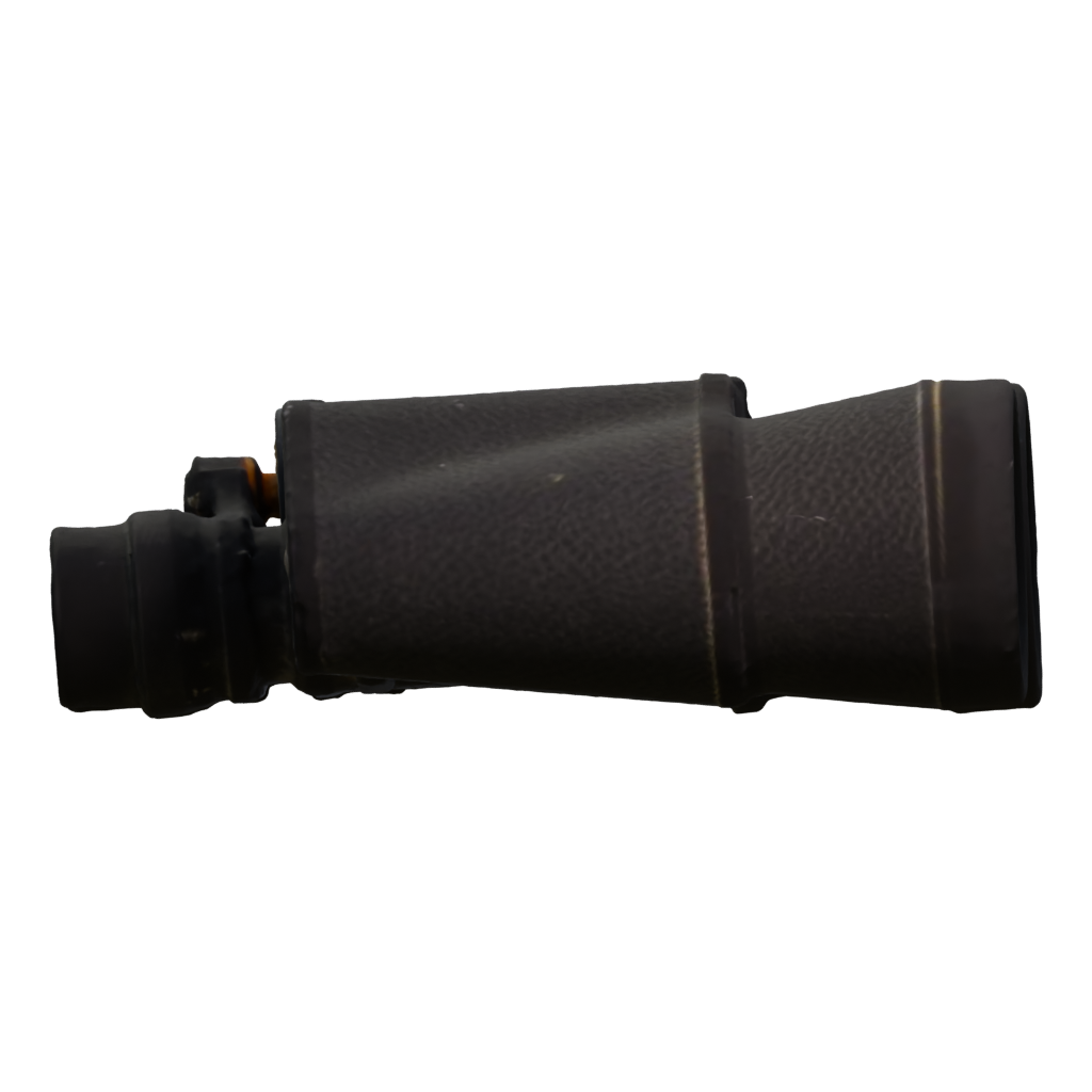 Right view of the Vintage Binocular 3D model