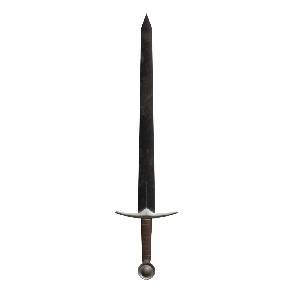 Back view of the Sword Of A Mercenary 3D model