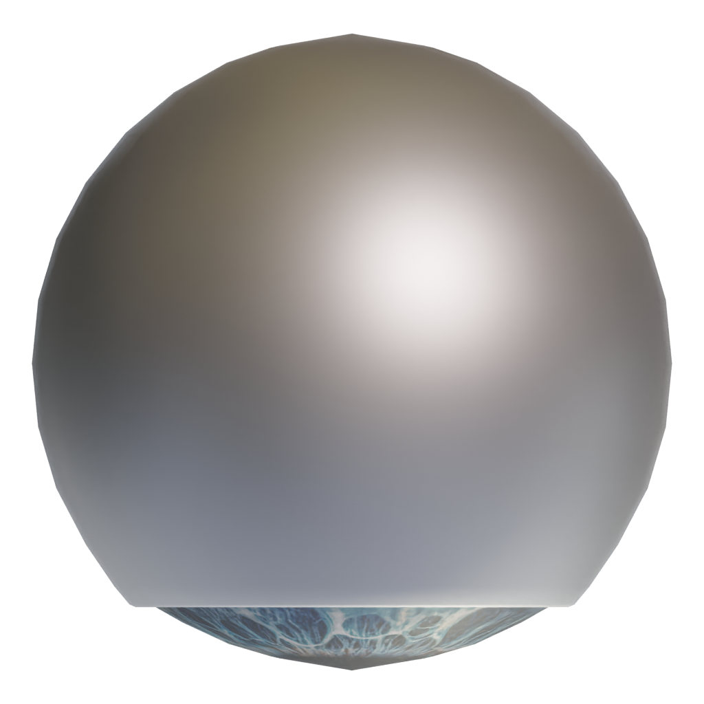 Top view of the Eye 3D model