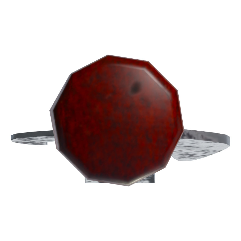 Bottom view of the Opener 3D model