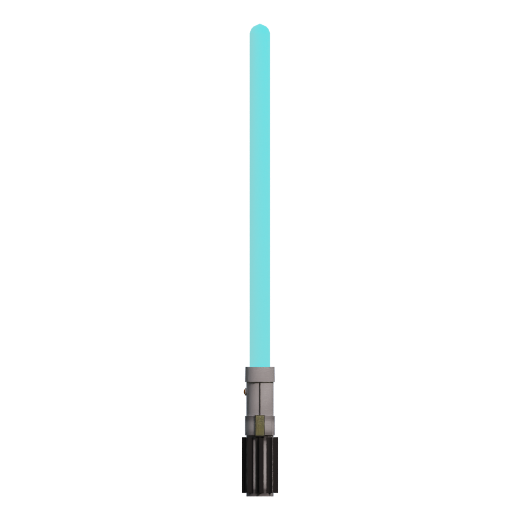 Left view of the Anakins Lightsaber 3D model