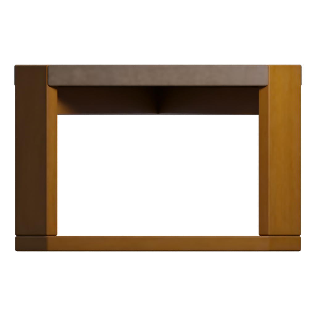 Right view of the Modern Coffee Table 3D model