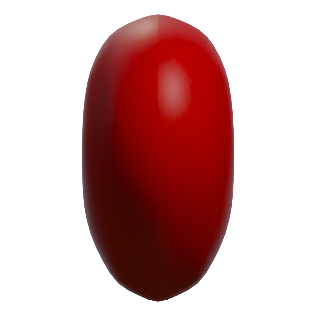 Left view of the Heart 3D model