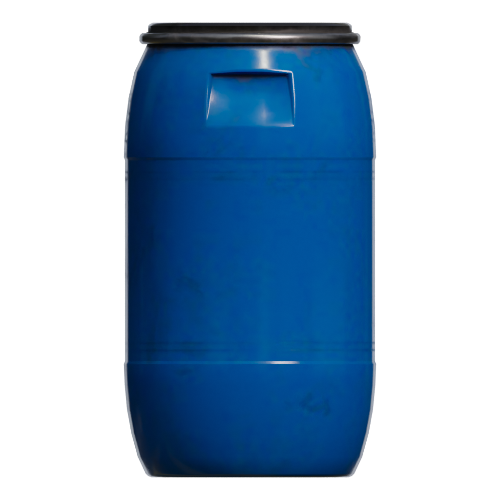 Back view of the Barrel 3D model