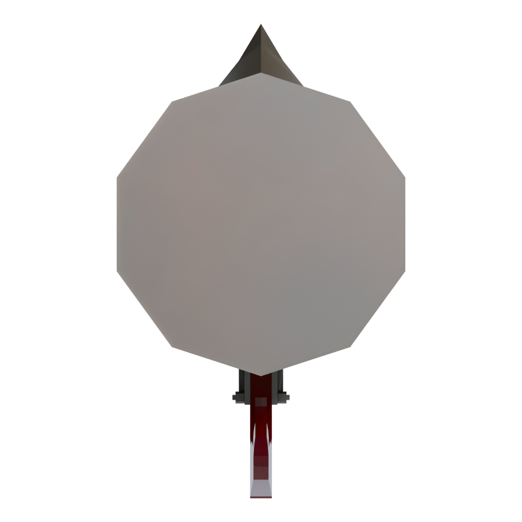 Bottom view of the Cofee 3D model