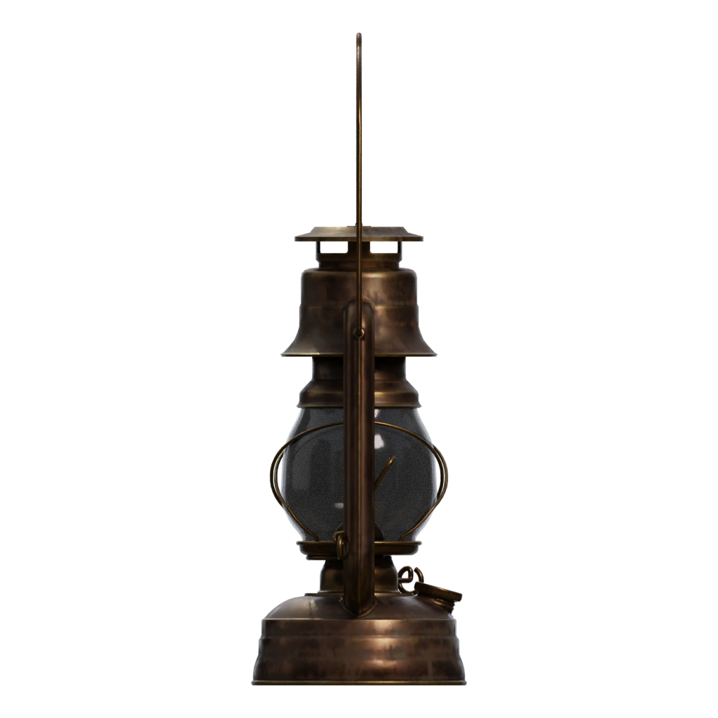 Right view of the Lantern 3D model