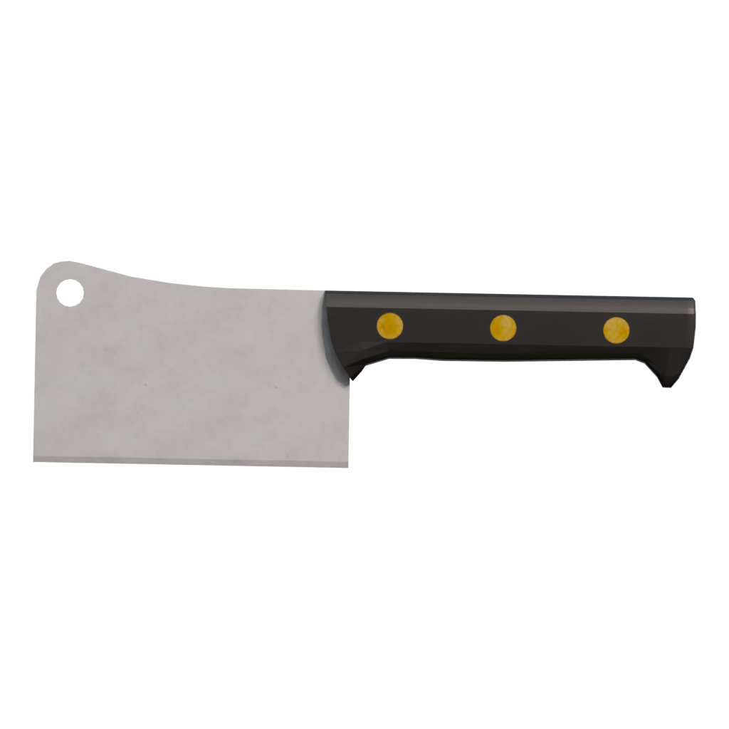 Front view of the Cleaver 3D model