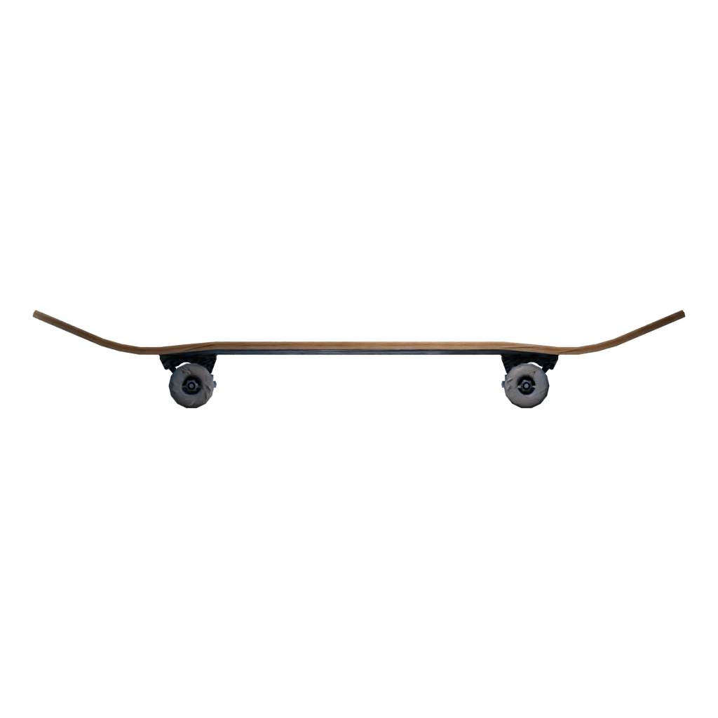 Left view of the Set Skating 3D model