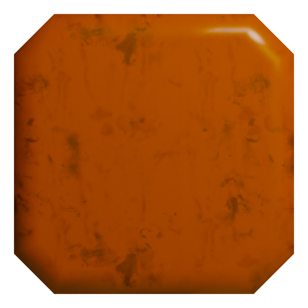 Bottom view of the Traffic Cone 3D model