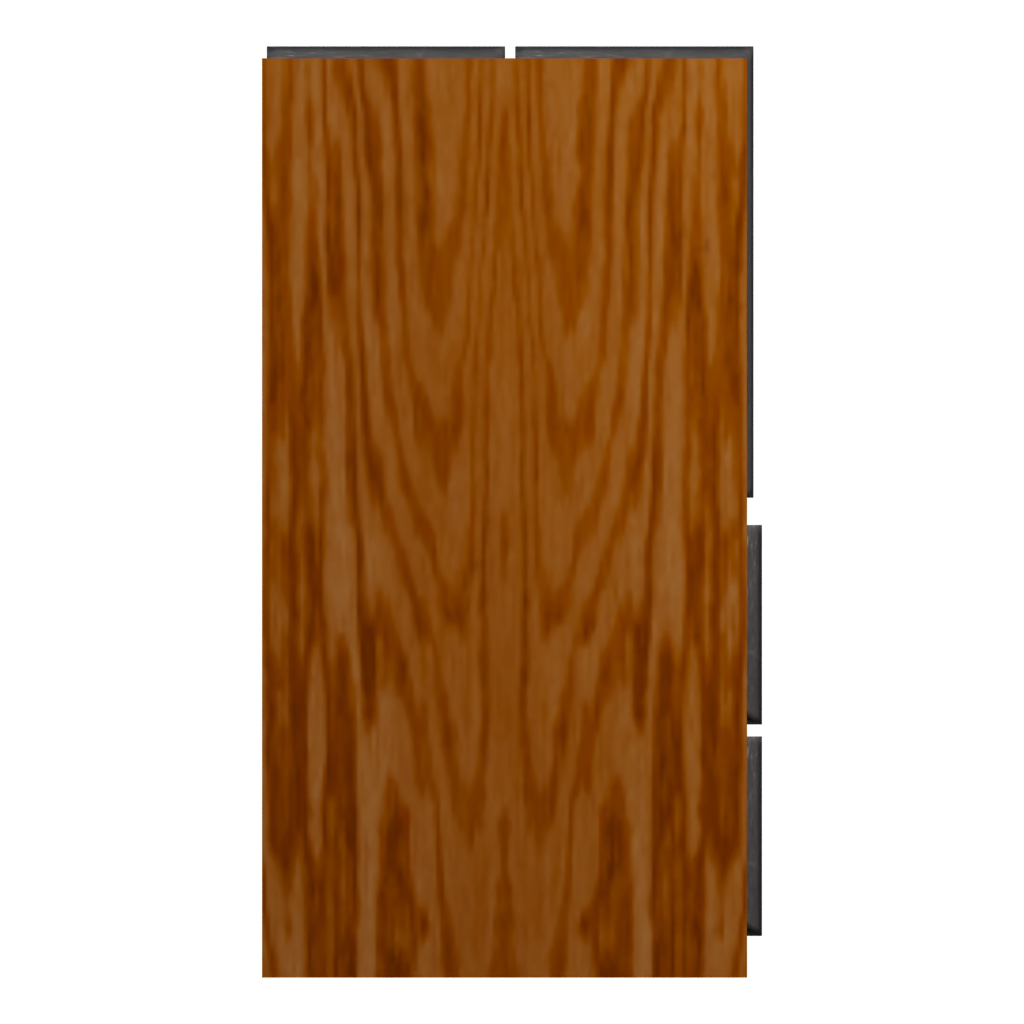 Back view of the Fridge 3D model