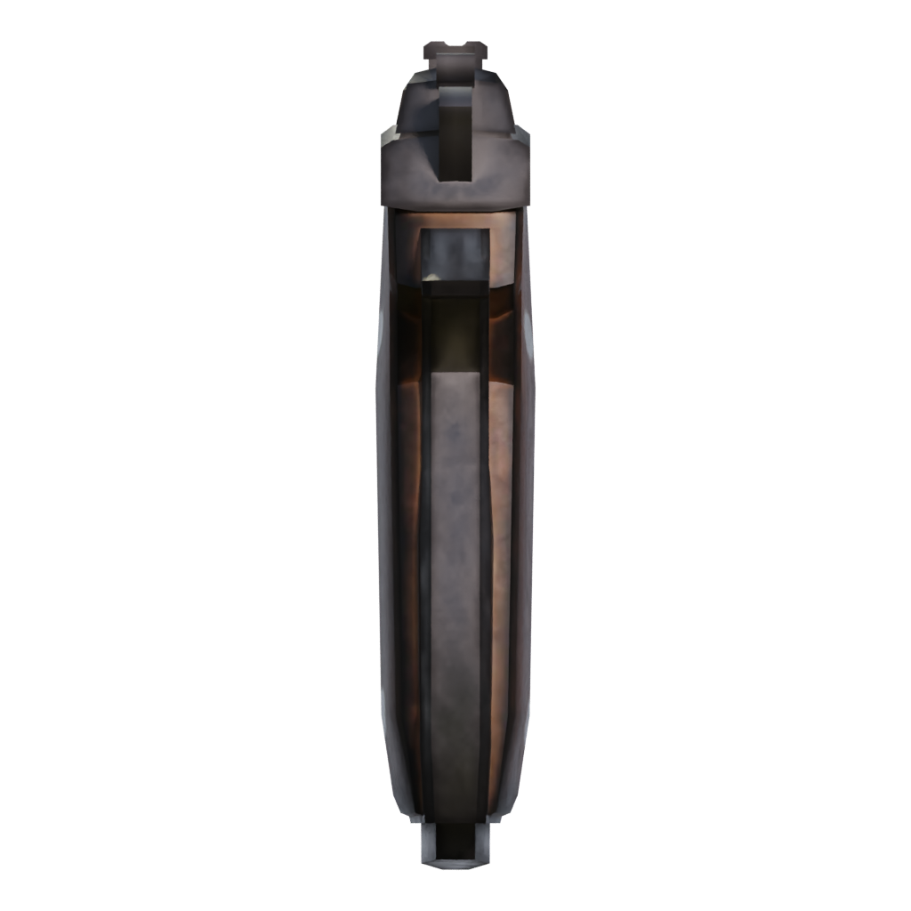 Right view of the Bereta 3D model