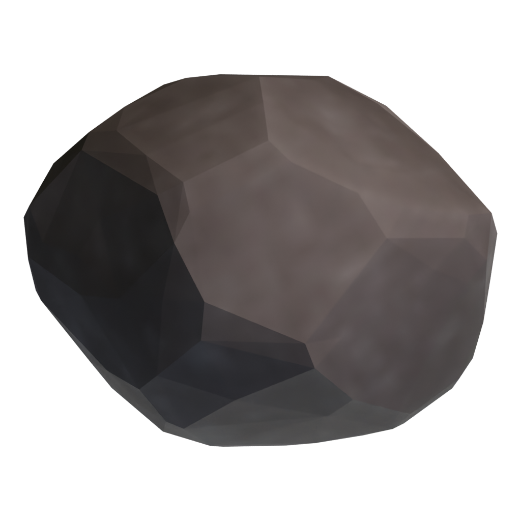Top view of the Rock 3D model