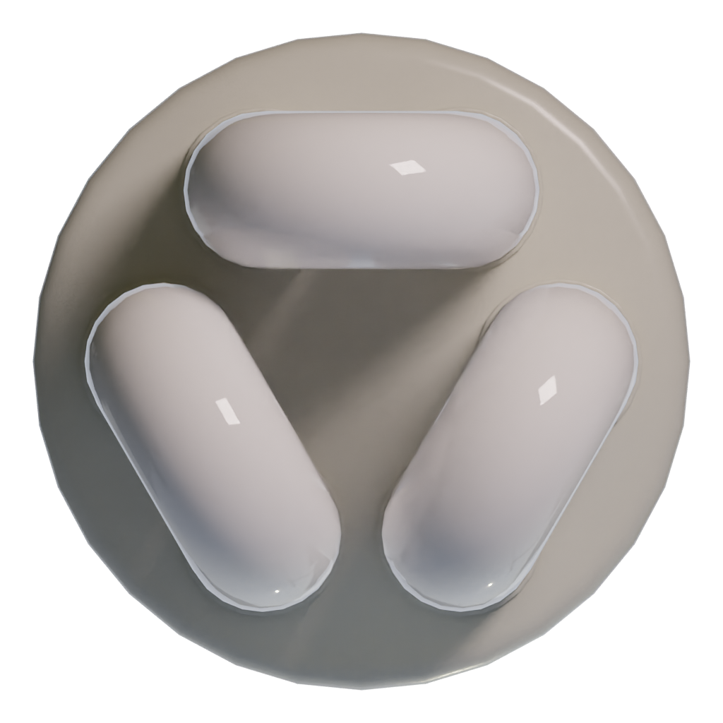 Top view of the Bulb 3D model