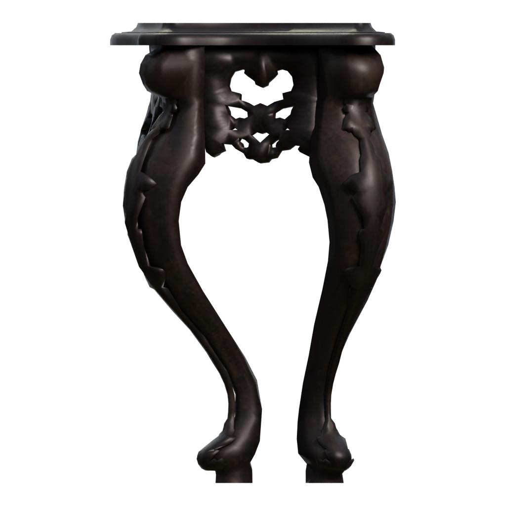 Left view of the Classic Console 3D model