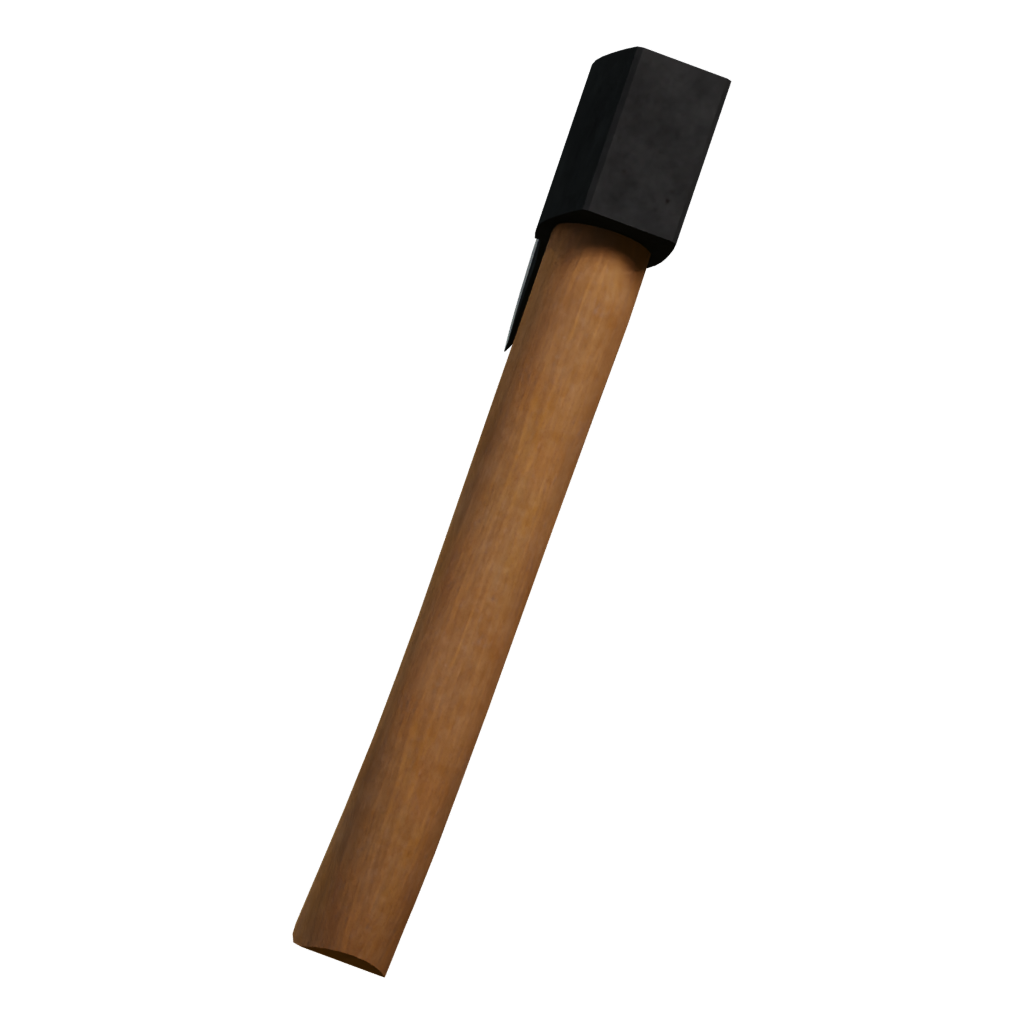 Left view of the Hatchet 3D model