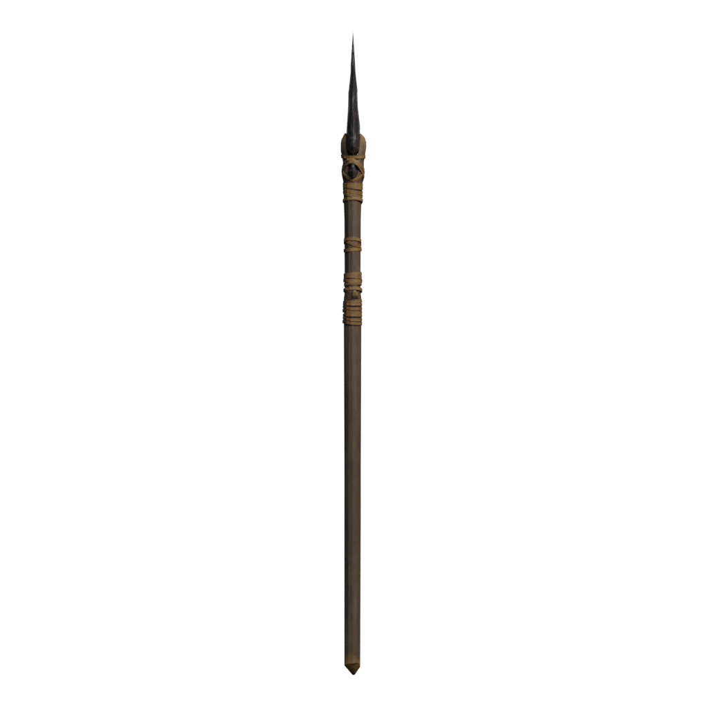 Front view of the Spear 3D model
