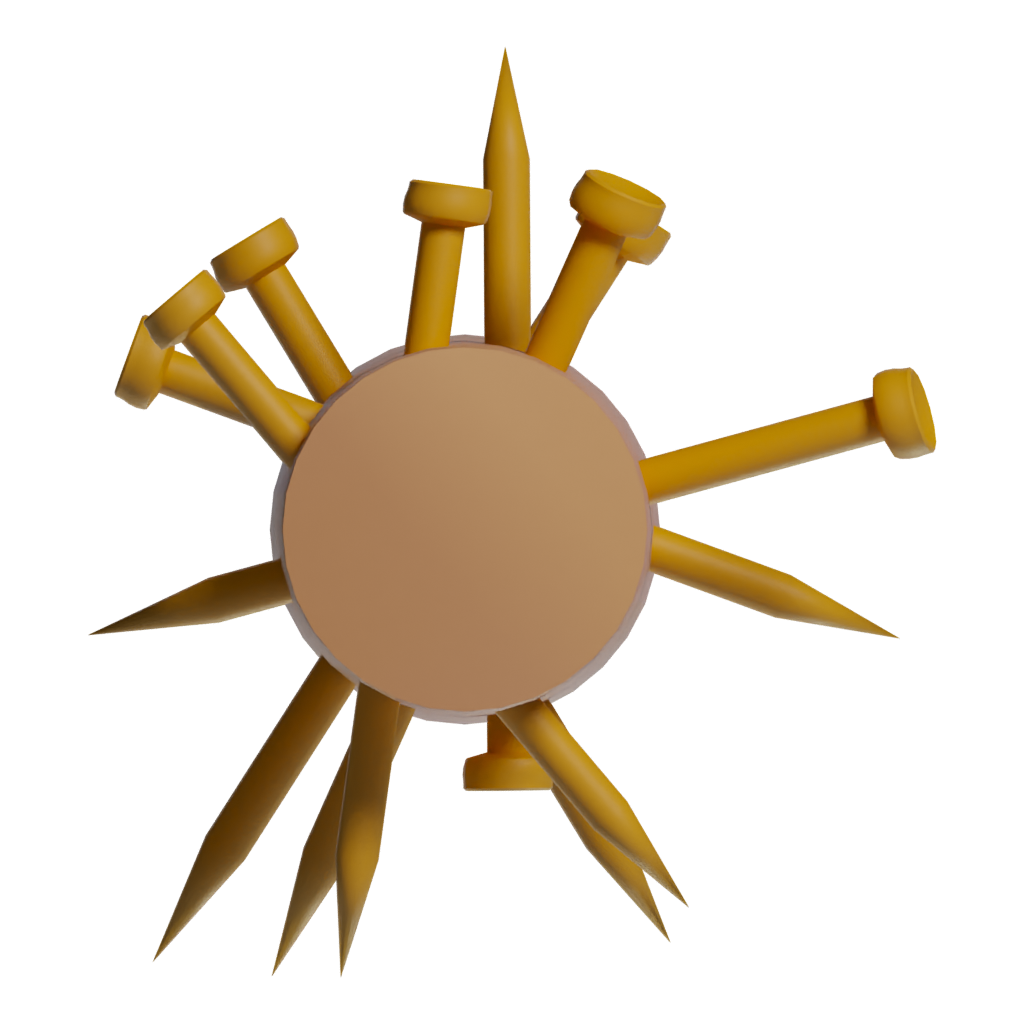 Top view of the Baseball Bat 3D model