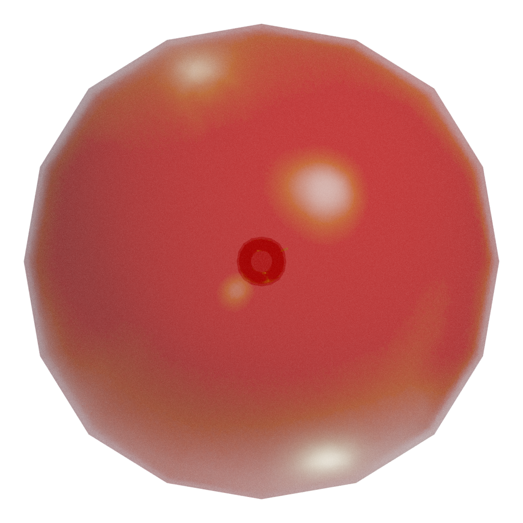 Top view of the Balloon 3D model