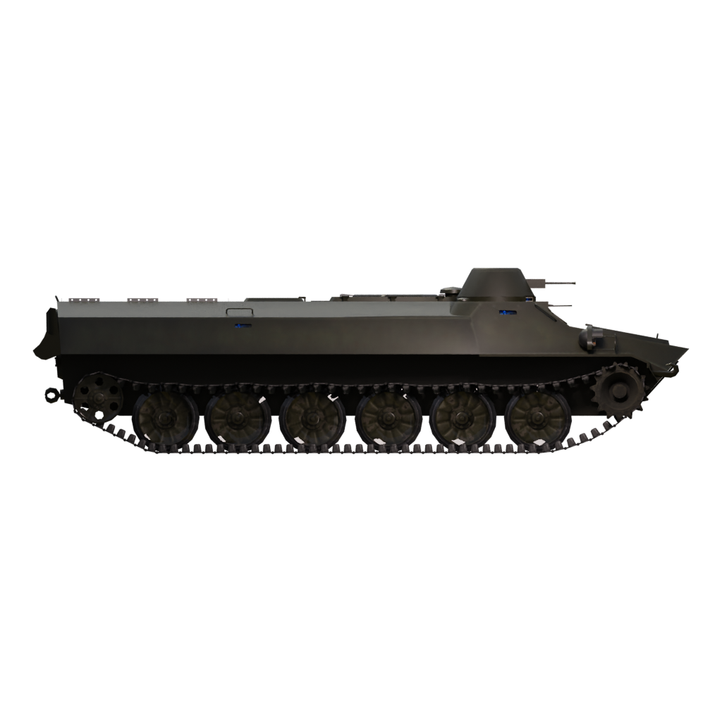 Right view of the HS 30 3D model