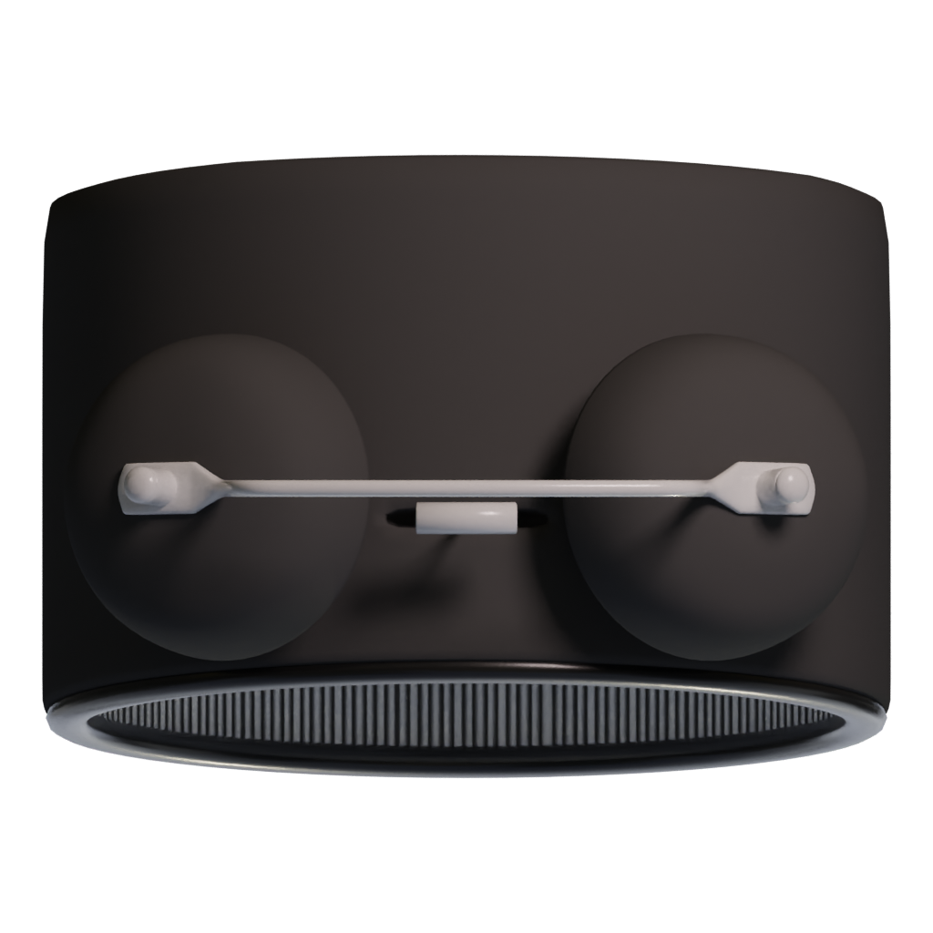 Top view of the Clock 3D model