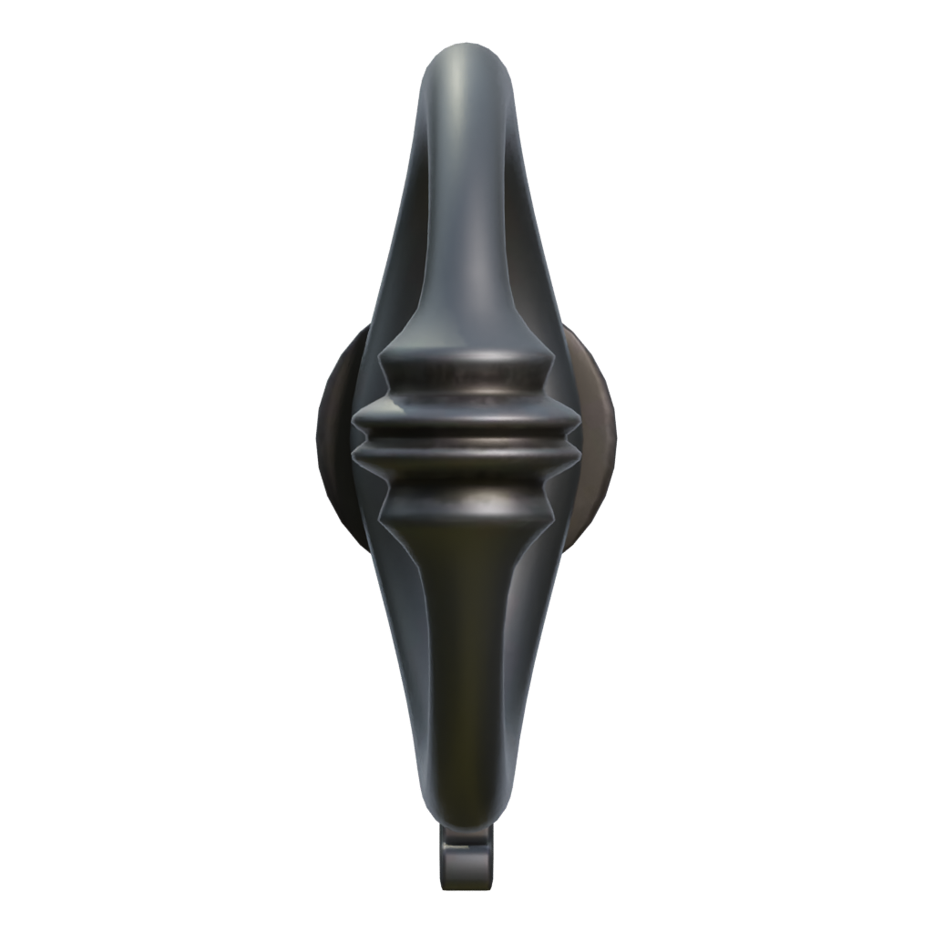 Right view of the Worn Key 3D model