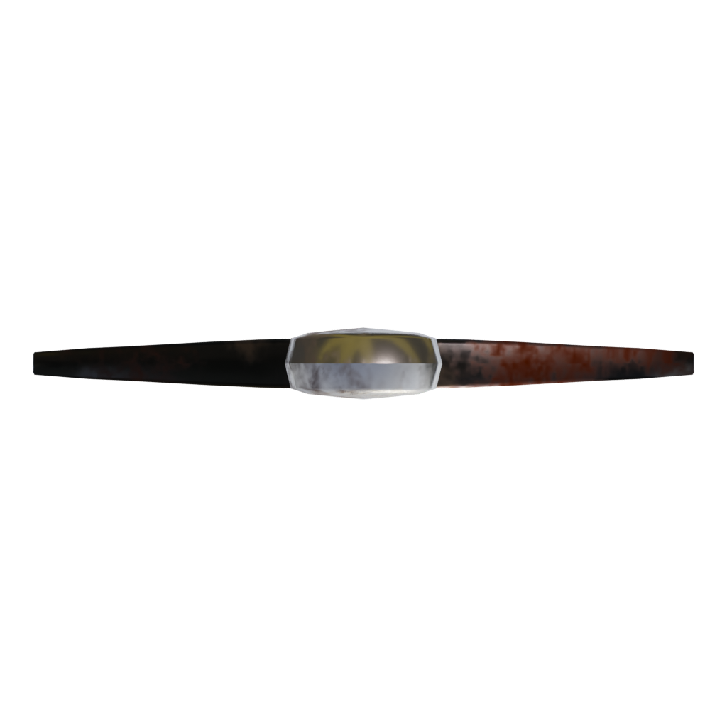 Bottom view of the Sword 3D model