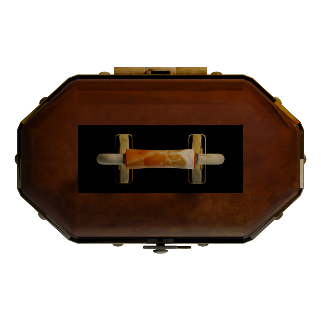 Top view of the Coffer Fairy 1 3D model