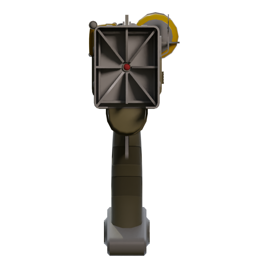 Right view of the Laserpistol 3D model