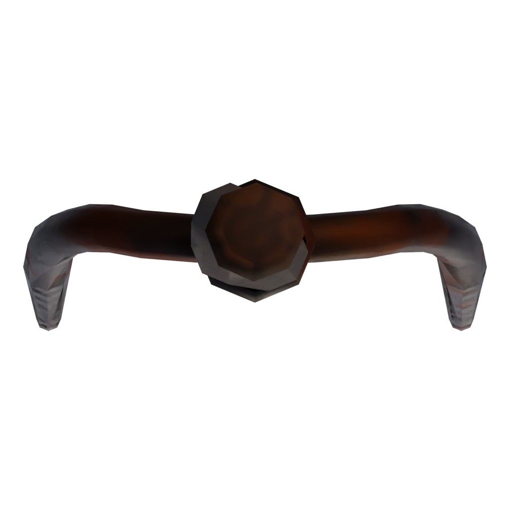 Top view of the Farm Fork 3D model