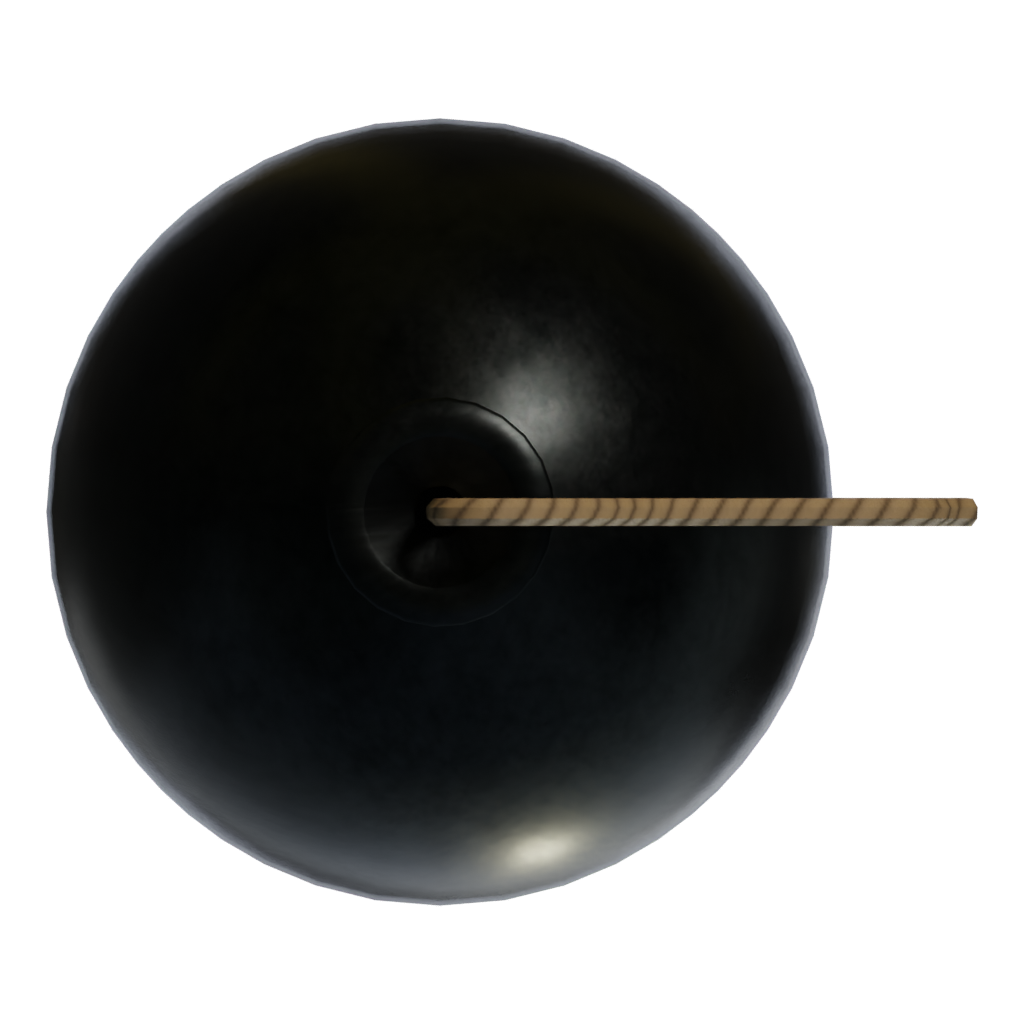 Top view of the Bomb 3D model