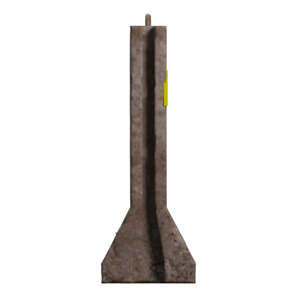 Right view of the Beton Block 3D model