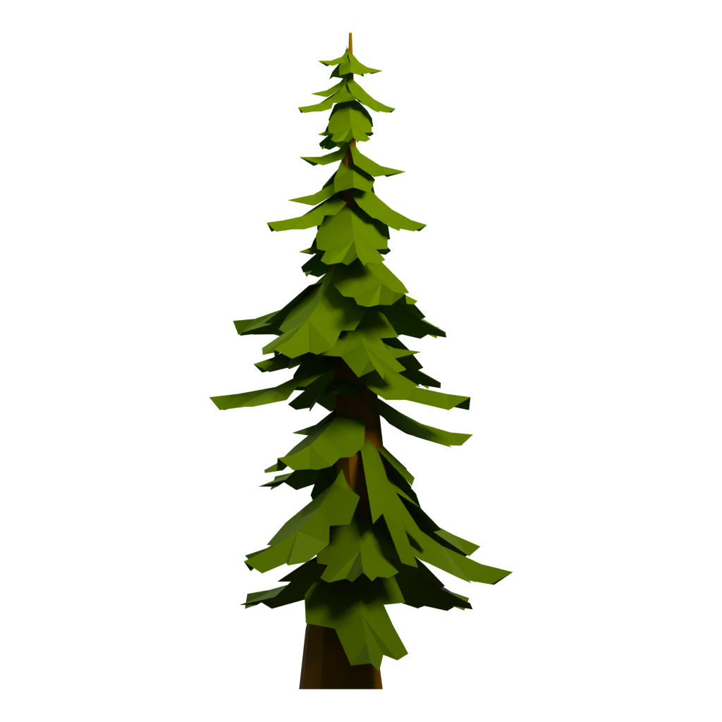 Left view of the Tree 3D model