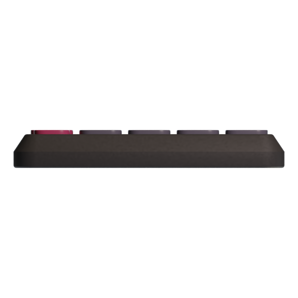 Bottom view of the Calculator 3D model