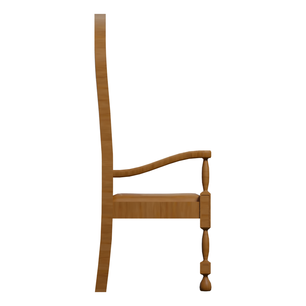 Right view of the Chair 3D model