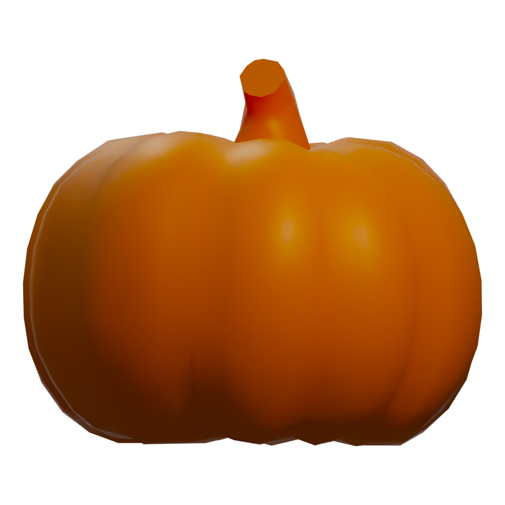 Left view of the The Pumpkin 3D model