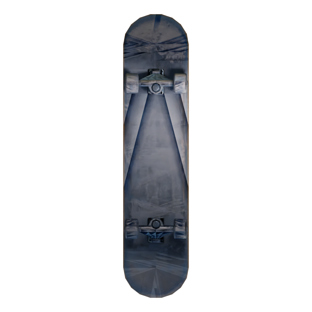 Bottom view of the Set Skating 3D model