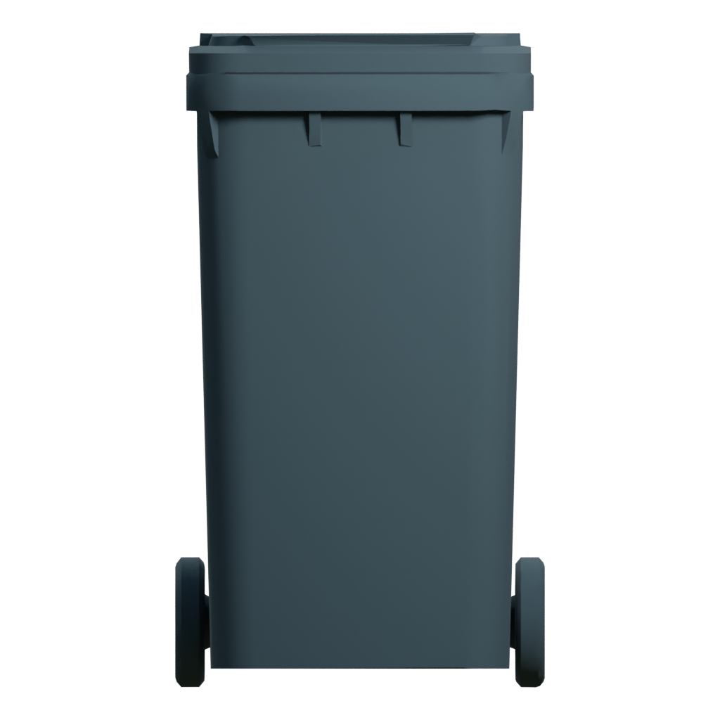 Right view of the Trash Can 3D model