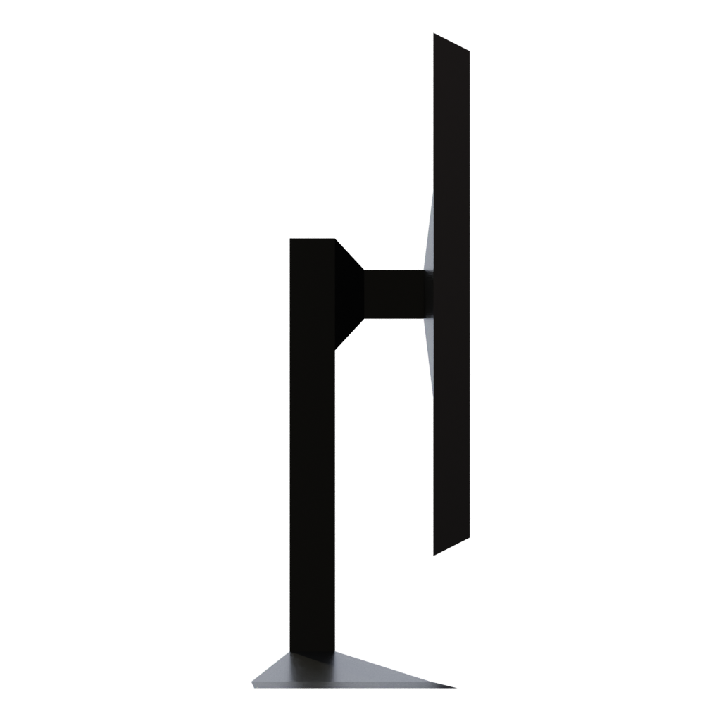 Right view of the TV Obj 3D model