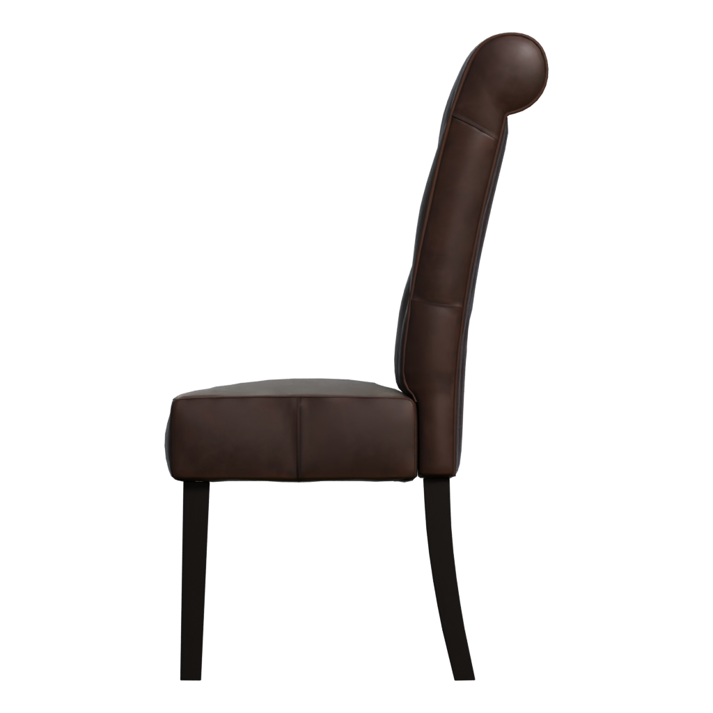 Left view of the Dining Chair 3D model