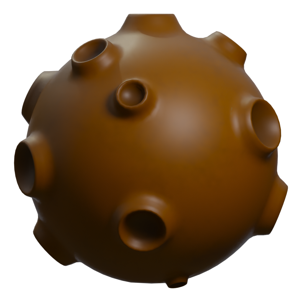 Right view of the Moon 3D model