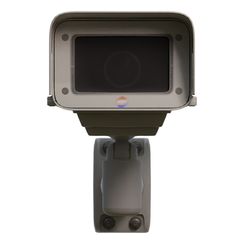 Front view of the Security Camera 3D model