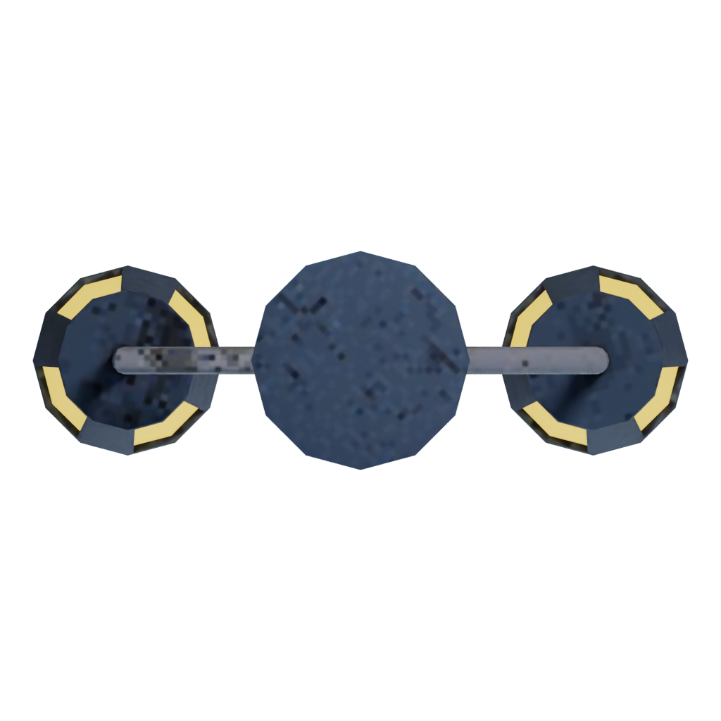 Bottom view of the Streetlamp 3 3D model
