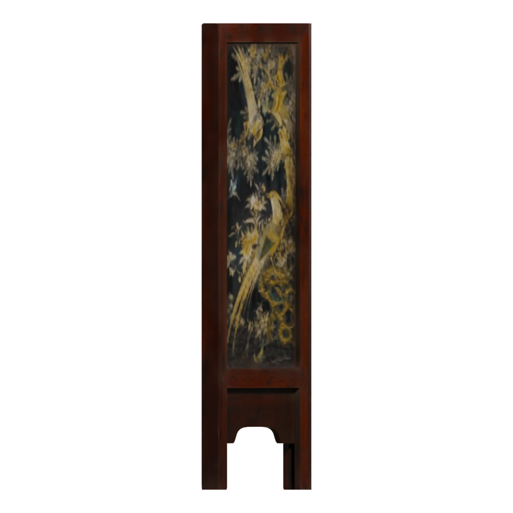 Right view of the Chinese Screen Panels 3D model
