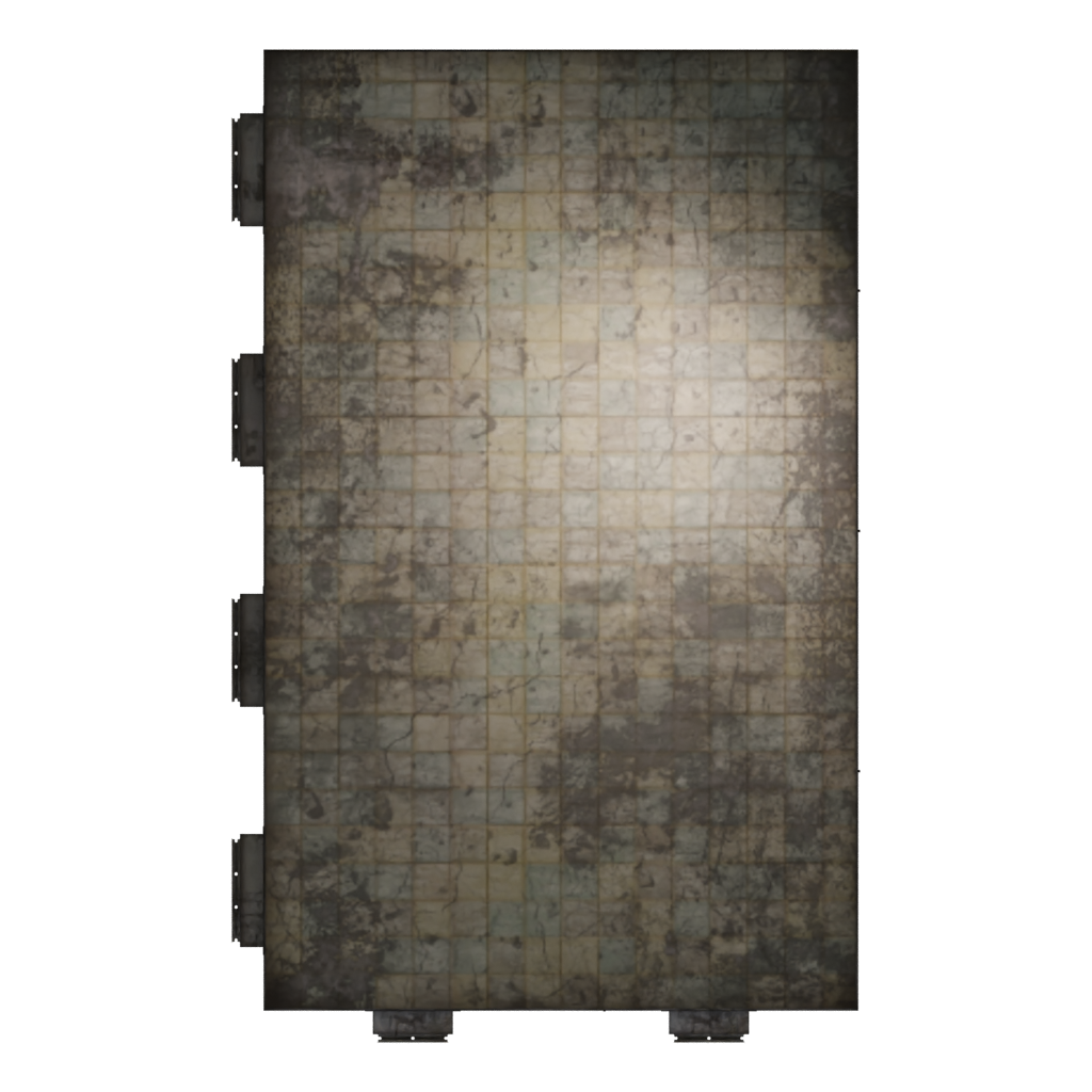 Bottom view of the Guard House 3D model
