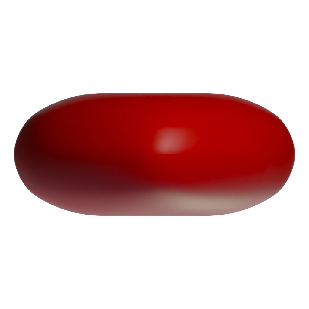 Bottom view of the Heart 3D model