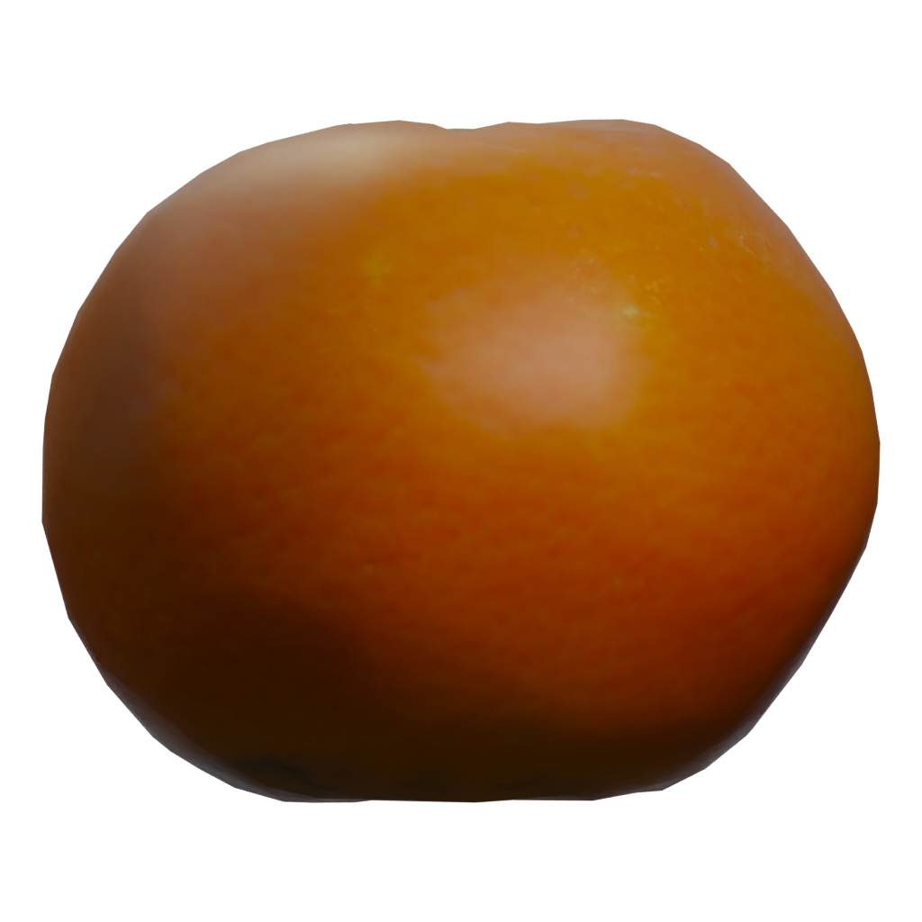 Left view of the Greyfruit 3D model