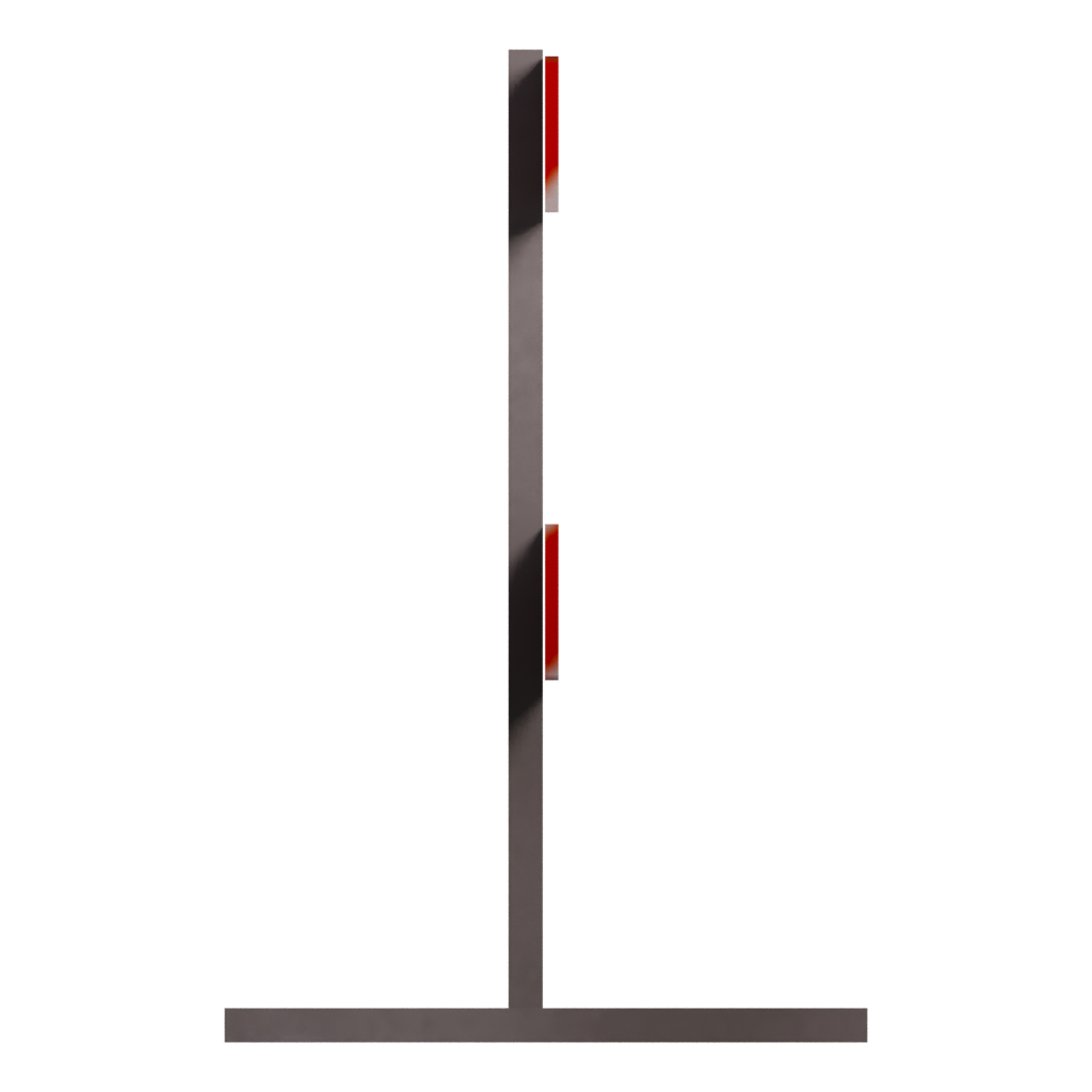 Left view of the Road Closed 3D model