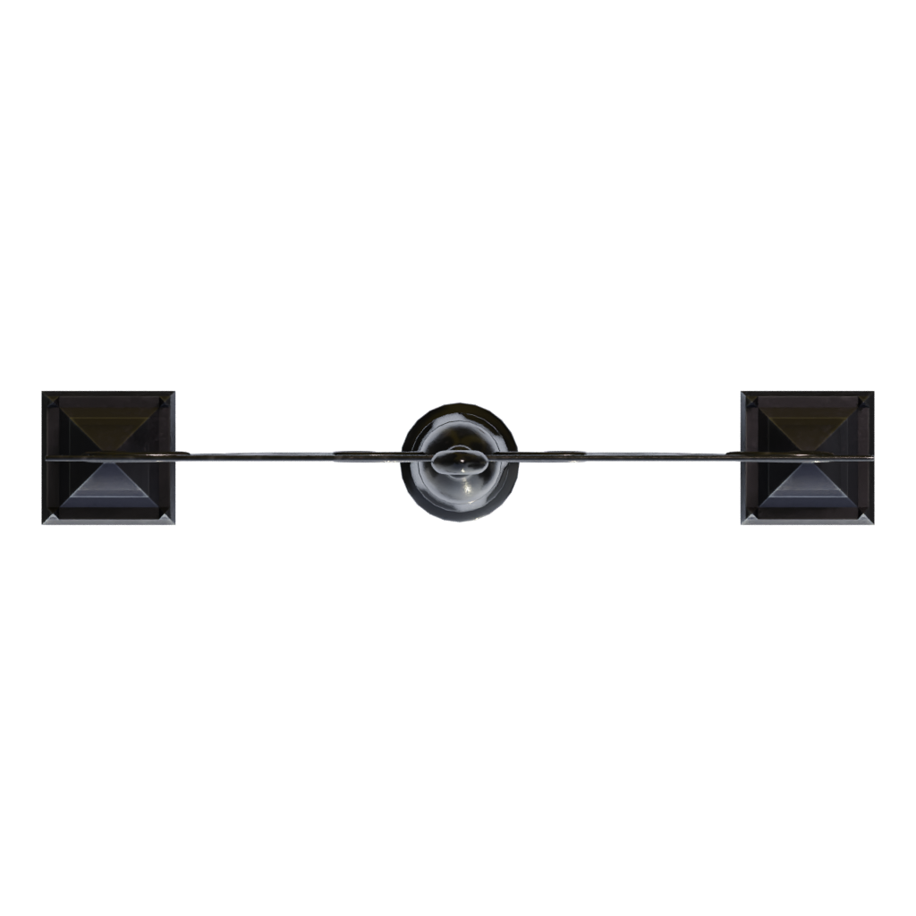 Top view of the Street Lamp PBR 3D model