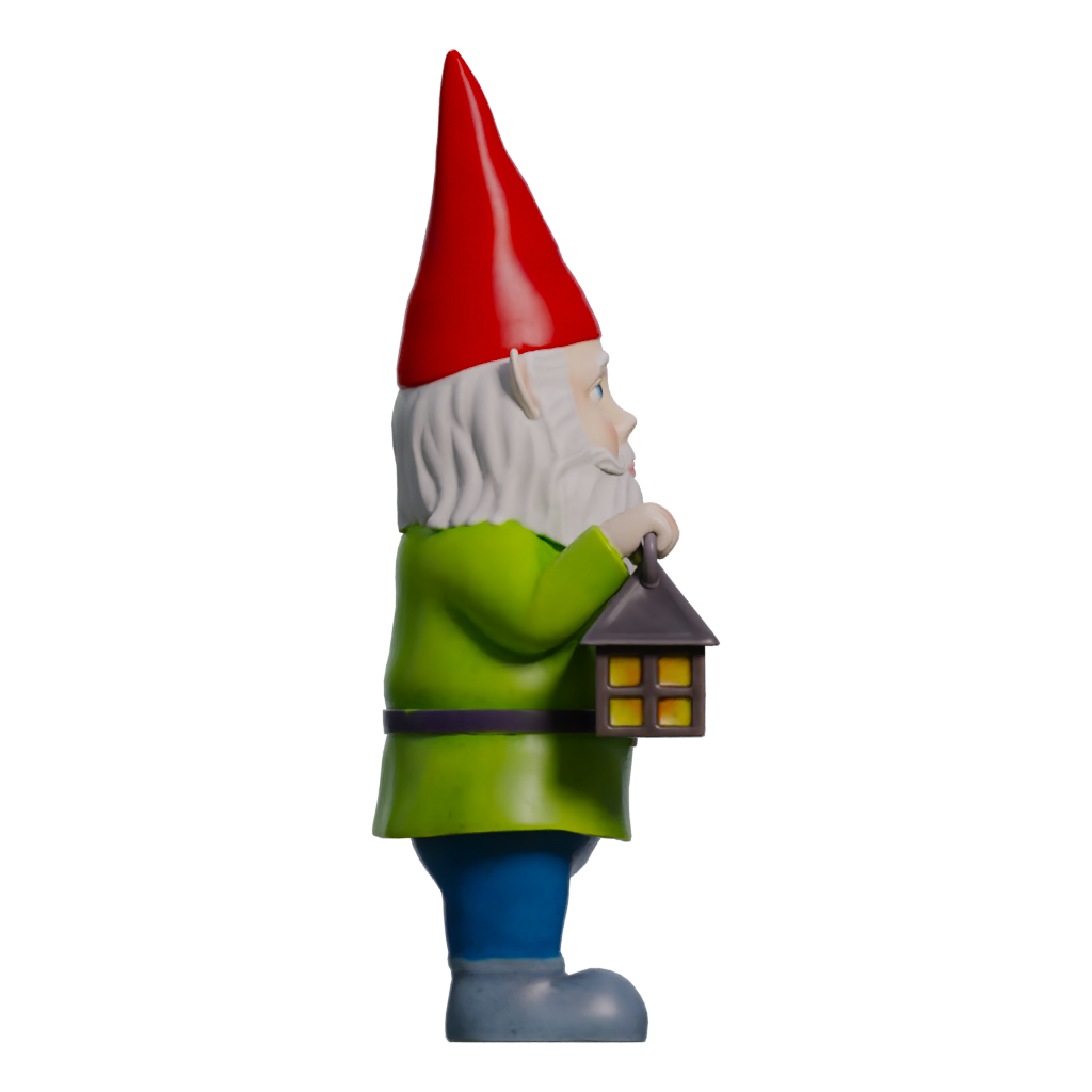 Right view of the Garden Gnome 3D model